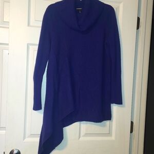 Chico's Black Label Cashmere Cowl Neck Sweater Chico's Size 1 Asymmetrical Tunic